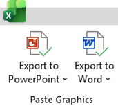 Paste graphics excel