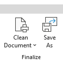 finalize