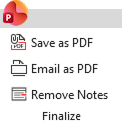 Finalize