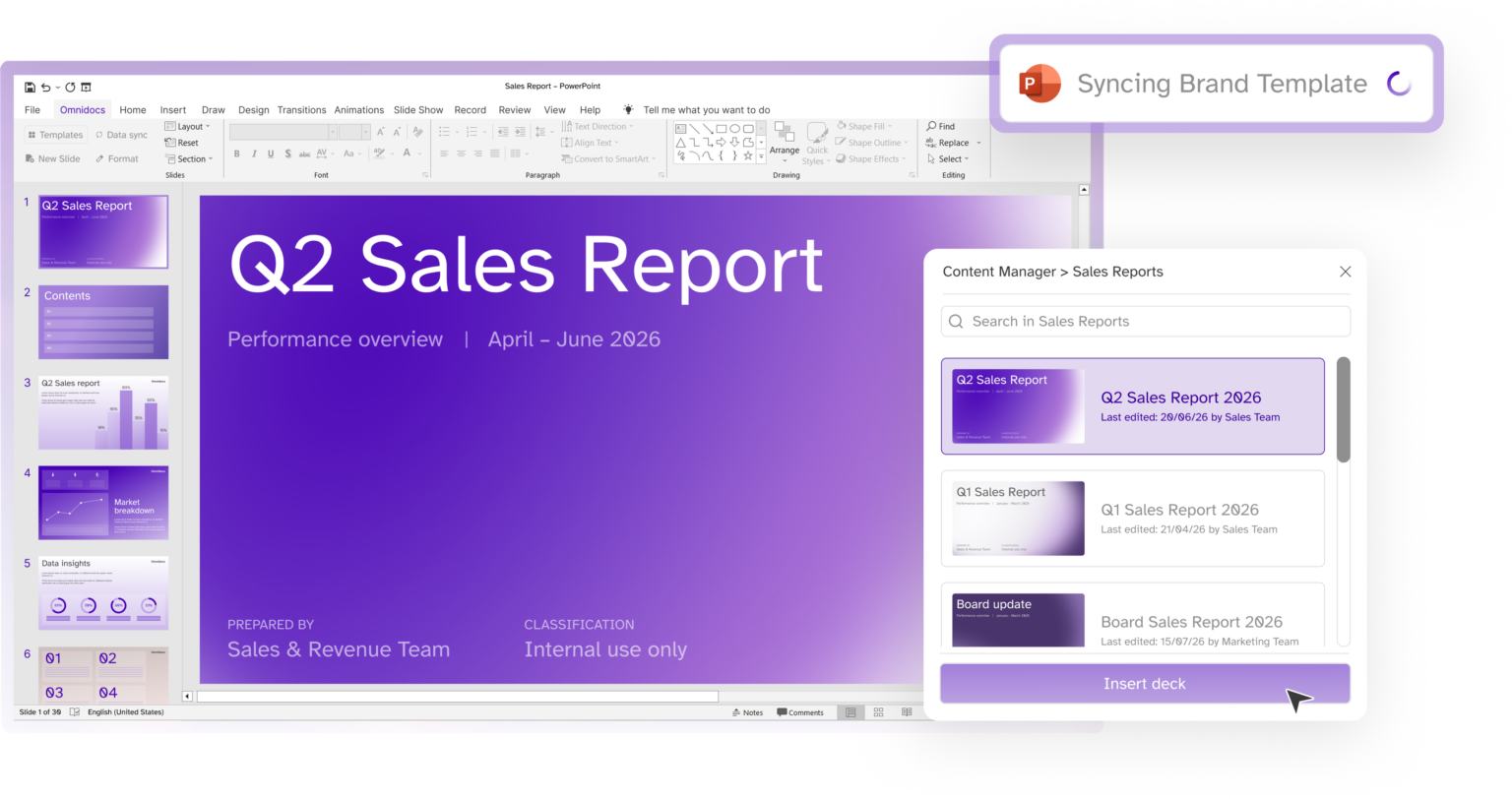 Omnidocs - Manage templates & documents in Microsoft 365